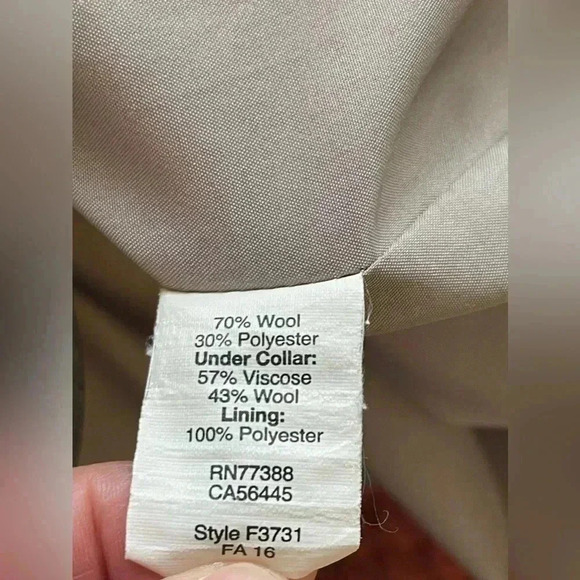 J.CREW GREY 2 BUTTON FRONT BLAZER SIZE 10 - Picture 7 of 8